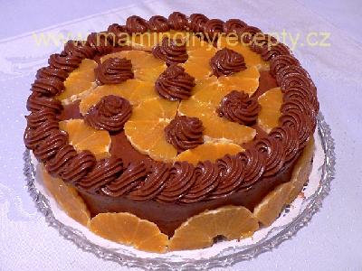 Pomerančový dort