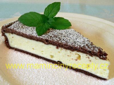 Kakaovo-tvarohový koláč