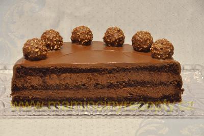 Čokoládový dort Ferrero