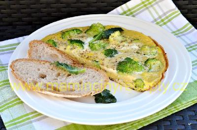 Rybí omeleta s brokolicí