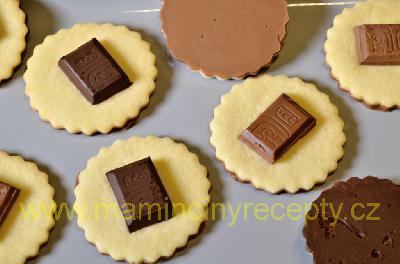 Sušenky s čokoládou
