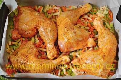 Pečené kuře se zeleninovým bulgurem