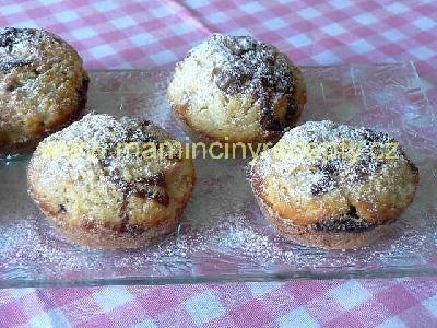 Jablečné muffiny s nutelou