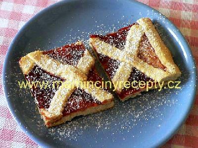 Mřížkový koláč s marmeládou
