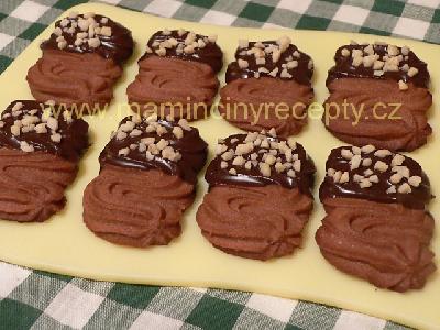 Čokoládové sušenky s mandlemi