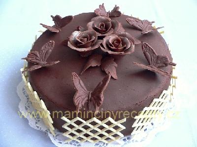 Kávový dort s čokoládou