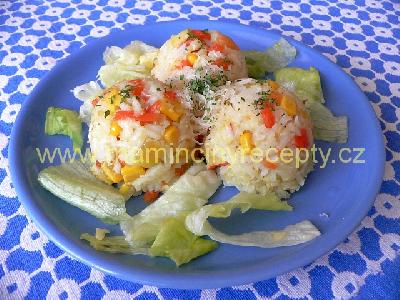 Zeleninové rizoto s krabími tyčinkami