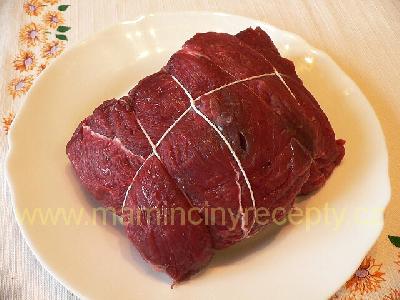 Hovězí maso vařené v troubě