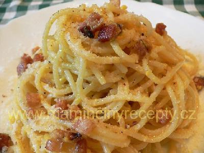 Špagety carbonara