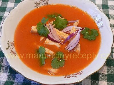 Mexická rajčatová polévka