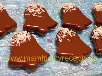 Ořechovo-čokoládové zvonečky