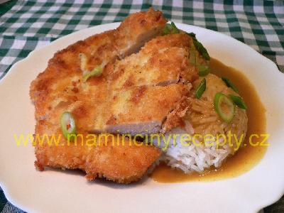 Řízek s kari omáčkou (Chicken Katsu Curry)