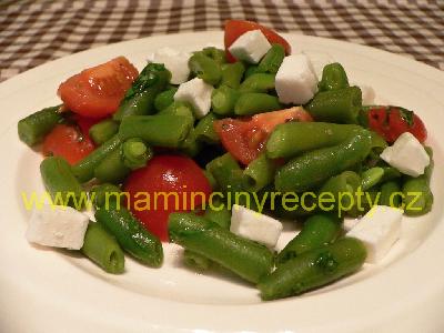 Salát ze zelených fazolek