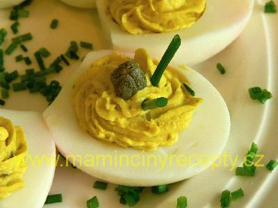 Plněná vejce s kapary