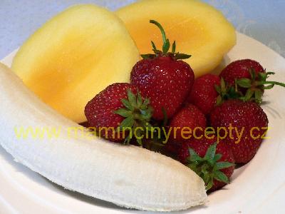 Mangovo-jahodové smoothie