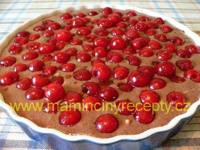 Pohankový koláč s višněmi