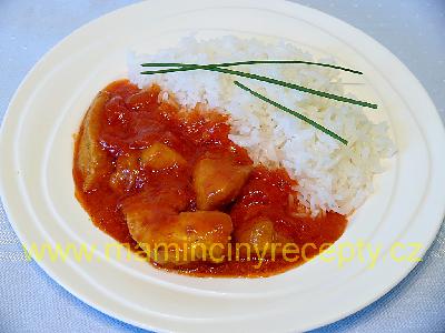 Kuře curry masala