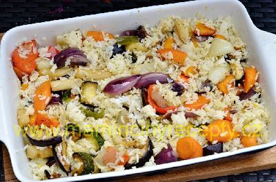 Rýže s grilovanou zeleninou