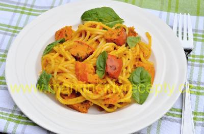 Podzimní špagety s dýní