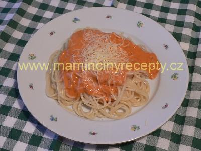 Špagety s medovou omáčkou